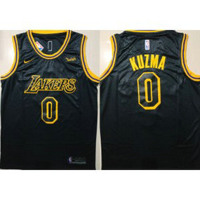 NBA Lakers 0 Kyle Kuzma Black Nike City Edition Men Jersey NBA Lakers 0 Kyle Kuzma Black Nike City Edition Men Jersey