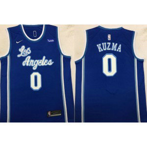 NBA Lakers 0 Kyle Kuzma Blue Nike Men Jersey NBA Lakers 0 Kyle Kuzma Blue Nike Men Jersey