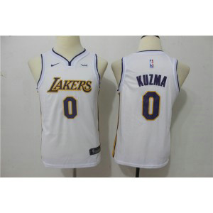 NBA Lakers 0 Kyle Kuzma White Nike Swingman Youth Jersey NBA Lakers 0 Kyle Kuzma White Nike Swingman Youth Jersey