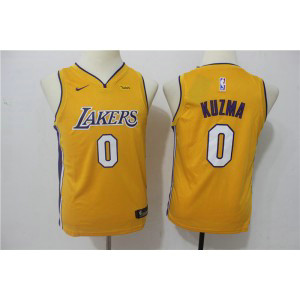 NBA Lakers 0 Kyle Kuzma Yellow Nike Swingman Youth Jersey NBA Lakers 0 Kyle Kuzma Yellow Nike Swingman Youth Jersey