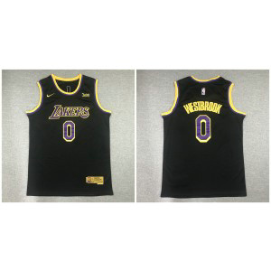 NBA Lakers 0 Russell Westbrook Black Mamba Men Jersey NBA Lakers 0 Russell Westbrook Black Mamba Men Jersey