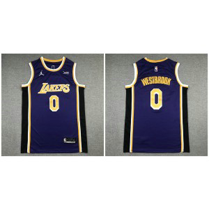 NBA Lakers 0 Russell Westbrook Purple Nike Men Jersey NBA Lakers 0 Russell Westbrook Purple Nike Men Jersey