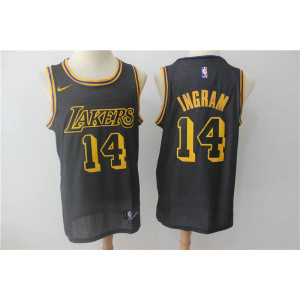 NBA Lakers 14 Brandon Ingram Black Nike City Edition Men Jersey NBA Lakers 14 Brandon Ingram Black Nike City Edition Men Jersey