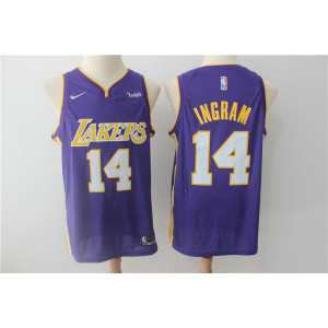 NBA Lakers 14 Brandon Ingram Purple Nike Swingman Men Jersey NBA Lakers 14 Brandon Ingram Purple Nike Swingman Men Jersey