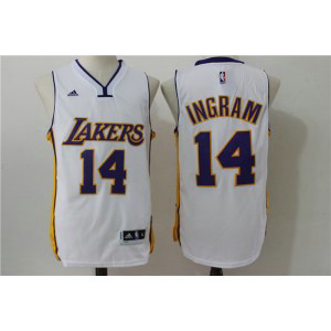 NBA Lakers 14 Brandon Ingram White Men Jersey NBA Lakers 14 Brandon Ingram White Men Jersey