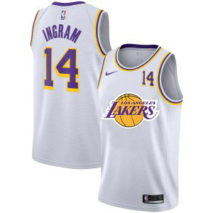NBA Lakers 14 Brandon Ingram White Nike City Edition Men Jersey NBA Lakers 14 Brandon Ingram White Nike City Edition Men Jersey