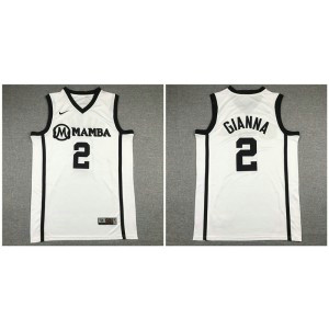 NBA Lakers 2 Gianna Bryant “Mamba” White Stitched Men Jersey NBA Lakers 2 Gianna Bryant “Mamba” White Stitched Men Jersey