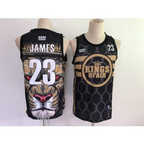 NBA Lakers 23 James King Black Men Jersey NBA Lakers 23 James King Black Men Jersey