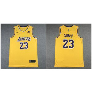 NBA Lakers 23 James Yellow 2021-22 Season Men Jersey NBA Lakers 23 James Yellow 2021-22 Season Men Jersey