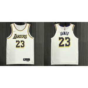 NBA Lakers 23 LeBron James White New AU Style Men Jersey NBA Lakers 23 LeBron James White New AU Style Men Jersey