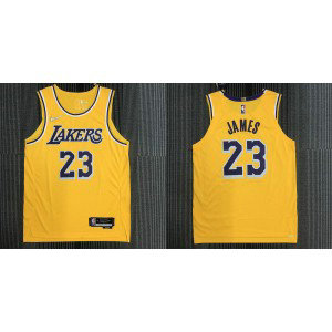 NBA Lakers 23 LeBron James Yellow New AU Style Men Jersey NBA Lakers 23 LeBron James Yellow New AU Style Men Jersey