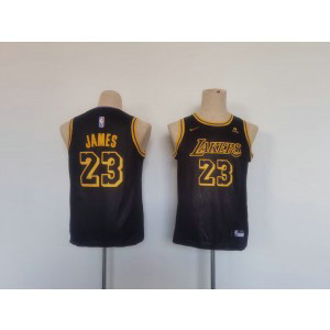 NBA Lakers 23 Lebron James Black Nike Youth Jersey NBA Lakers 23 Lebron James Black Nike Youth Jersey