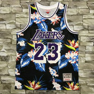 NBA Lakers 23 Lebron James Floral Men Jersey NBA Lakers 23 Lebron James Floral Men Jersey
