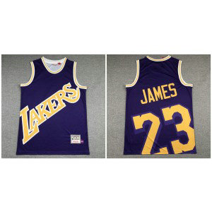 NBA Lakers 23 Lebron James Purple Hardwood Classics Men Jersey NBA Lakers 23 Lebron James Purple Hardwood Classics Men Jersey