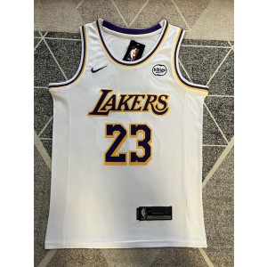 NBA Lakers 23 Lebron James White Nike Men Jersey NBA Lakers 23 Lebron James White Nike Men Jersey