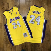 NBA Lakers 24 Kobe 2008-09 Season Yellow Men Jersey NBA Lakers 24 Kobe 2008-09 Season Yellow Men Jersey
