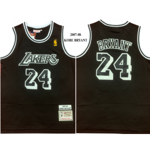 NBA Lakers 24 Kobe Black 2007-2008 Hardwood Classics Men Jersey NBA Lakers 24 Kobe Black 2007-2008 Hardwood Classics Men Jersey