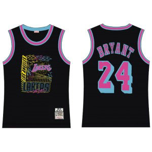NBA Lakers 24 Kobe Black Pink Hardwood Classics Men Jersey NBA Lakers 24 Kobe Black Pink Hardwood Classics Men Jersey