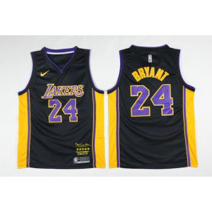 NBA Lakers 24 Kobe Bryant Black Black Mamba Swingman Nike Men Jersey NBA Lakers 24 Kobe Bryant Black Black Mamba Swingman Nike Men Jersey