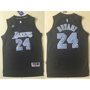 NBA Lakers 24 Kobe Bryant Black Diamond Adidas Men Jersey NBA Lakers 24 Kobe Bryant Black Diamond Adidas Men Jersey