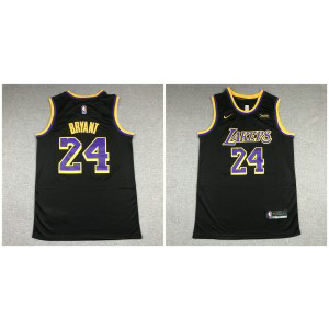 NBA Lakers 24 Kobe Bryant Black Gold Nike Men Jersey NBA Lakers 24 Kobe Bryant Black Gold Nike Men Jersey