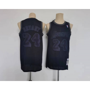 NBA Lakers 24 Kobe Bryant Black Hardwood Classics Men Jersey 1 NBA Lakers 24 Kobe Bryant Black Hardwood Classics Men Jersey 1