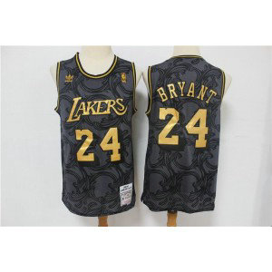 NBA Lakers 24 Kobe Bryant Black Hardwood Classics Men Jersey 2 NBA Lakers 24 Kobe Bryant Black Hardwood Classics Men Jersey 2