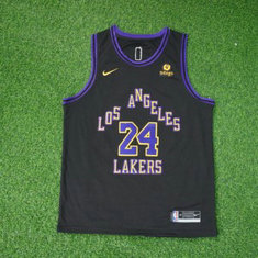 NBA Lakers 24 Kobe Bryant Black Nike Men Jersey NBA Lakers 24 Kobe Bryant Black Nike Men Jersey
