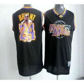 NBA Lakers 24 Kobe Bryant Black Notorious Men Jersey NBA Lakers 24 Kobe Bryant Black Notorious Men Jersey