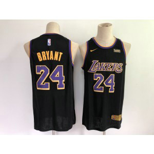 NBA Lakers 24 Kobe Bryant Earned Black Men Jersey NBA Lakers 24 Kobe Bryant Earned Black Men Jersey