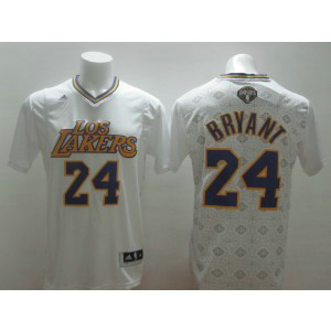 NBA Lakers 24 Kobe Bryant Men White Latin Nights Men Jersey NBA Lakers 24 Kobe Bryant Men White Latin Nights Men Jersey