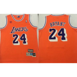 NBA Lakers 24 Kobe Bryant Orange Hardwood Classics Men Jersey NBA Lakers 24 Kobe Bryant Orange Hardwood Classics Men Jersey