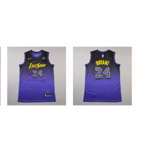 NBA Lakers 24 Kobe Bryant Purple 2024 City Nike Men Jersey NBA Lakers 24 Kobe Bryant Purple 2024 City Nike Men Jersey