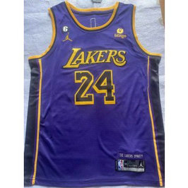 NBA Lakers 24 Kobe Bryant Purple Jordan Men Jersey 1 NBA Lakers 24 Kobe Bryant Purple Jordan Men Jersey 1