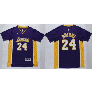 NBA Lakers 24 Kobe Bryant Purple Short Sleeve Men Jersey NBA Lakers 24 Kobe Bryant Purple Short Sleeve Men Jersey