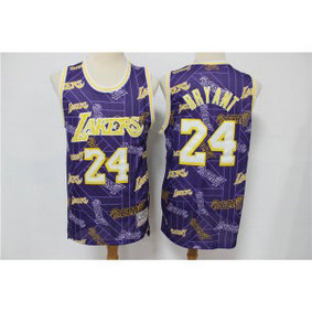 NBA Lakers 24 Kobe Bryant Purple Tear Up Pack Hardwood Classics Men Jersey NBA Lakers 24 Kobe Bryant Purple Tear Up Pack Hardwood Classics Men Jersey