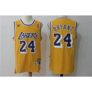 NBA Lakers 24 Kobe Bryant Yellow Hardwood Classics Men Jersey NBA Lakers 24 Kobe Bryant Yellow Hardwood Classics Men Jersey