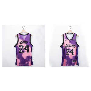 NBA Lakers 24 Kobe Purple Fashion Men Jersey NBA Lakers 24 Kobe Purple Fashion Men Jersey