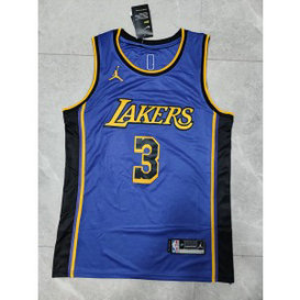 NBA Lakers 3 Anthony Davis Purple 2022-23 New Men Jersey NBA Lakers 3 Anthony Davis Purple 2022-23 New Men Jersey