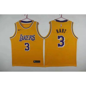 NBA Lakers 5 Josh Hart Yellow Nike Men Jersey NBA Lakers 5 Josh Hart Yellow Nike Men Jersey