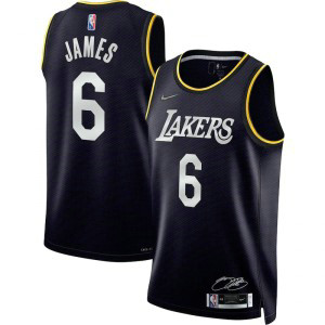 NBA Lakers 6 Lebron James Blue 75th Anniversary Men Jersey NBA Lakers 6 Lebron James Blue 75th Anniversary Men Jersey