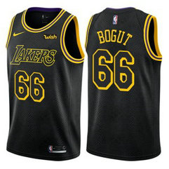 NBA Lakers 66 Andrew Bogut Black City Edition Nike Men Jersey NBA Lakers 66 Andrew Bogut Black City Edition Nike Men Jersey