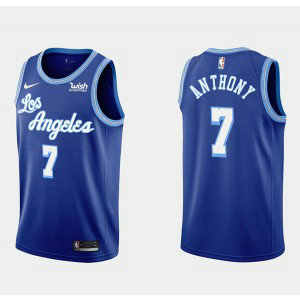 NBA Lakers 7 Carmelo Anthony Blue Nike Men Jersey NBA Lakers 7 Carmelo Anthony Blue Nike Men Jersey