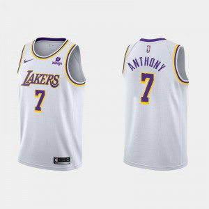 NBA Lakers 7 Carmelo Anthony White 2021-21 New Season Nike Men Jersey NBA Lakers 7 Carmelo Anthony White 2021-21 New Season Nike Men Jersey