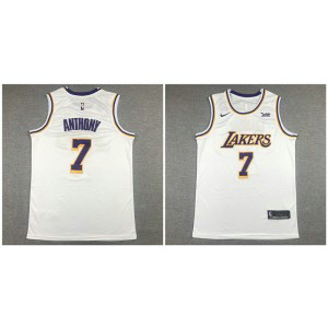 NBA Lakers 7 Carmelo Anthony White Nike Men Jersey NBA Lakers 7 Carmelo Anthony White Nike Men Jersey