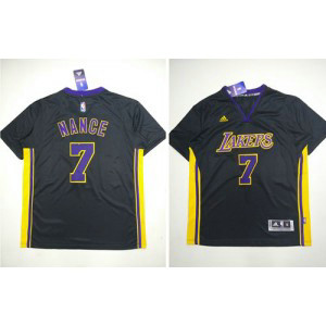 NBA Lakers 7 Larry Nance Black Short Sleeve Men Jersey NBA Lakers 7 Larry Nance Black Short Sleeve Men Jersey