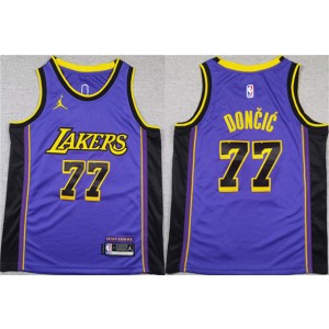 NBA Lakers 77 Luka Doncic Purple 2025 City Edition Jordan Youth Jersey NBA Lakers 77 Luka Doncic Purple 2025 City Edition Jordan Youth Jersey