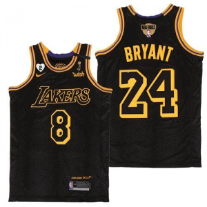 NBA Lakers 8 & 24 Kobe Black Mamba Men Jersey NBA Lakers 8 & 24 Kobe Black Mamba Men Jersey