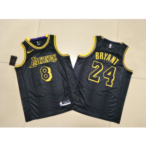 NBA Lakers 8 & 24 Kobe Bryant Black Mamba Swingman Men Jersey NBA Lakers 8 & 24 Kobe Bryant Black Mamba Swingman Men Jersey