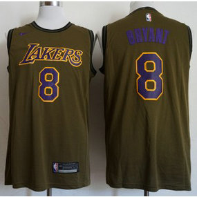 NBA Lakers 8 Kobe Bryant Olive Nike Swingman Men Jersey NBA Lakers 8 Kobe Bryant Olive Nike Swingman Men Jersey